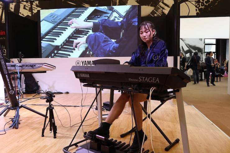 凯发k8国际盛大亮相Music China 2018，呈现世界级乐器展体验