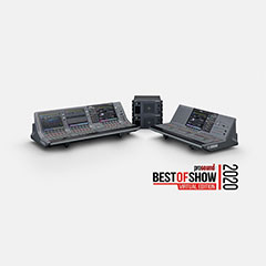 RIVAGE PM5和PM3数字混音系统，实力斩获IBC 2020 Best of Show大奖