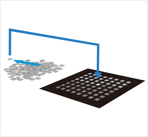 ［Image］Tray setter： 小尺寸单片用托盘排列机